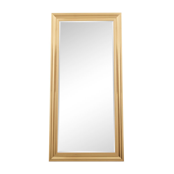 House of Hampton® Baca 66"x32" Beaded Framed Leaner Floor Mirror Full